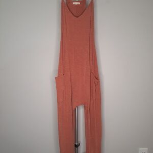 Women's Orange Rust Heather Jumpsuit